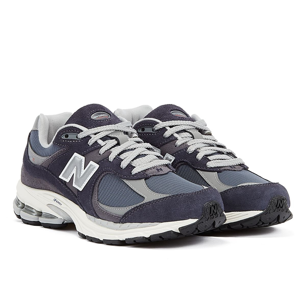 New Balance Baskets En Daim Bleu/Gris Eclipse 2002