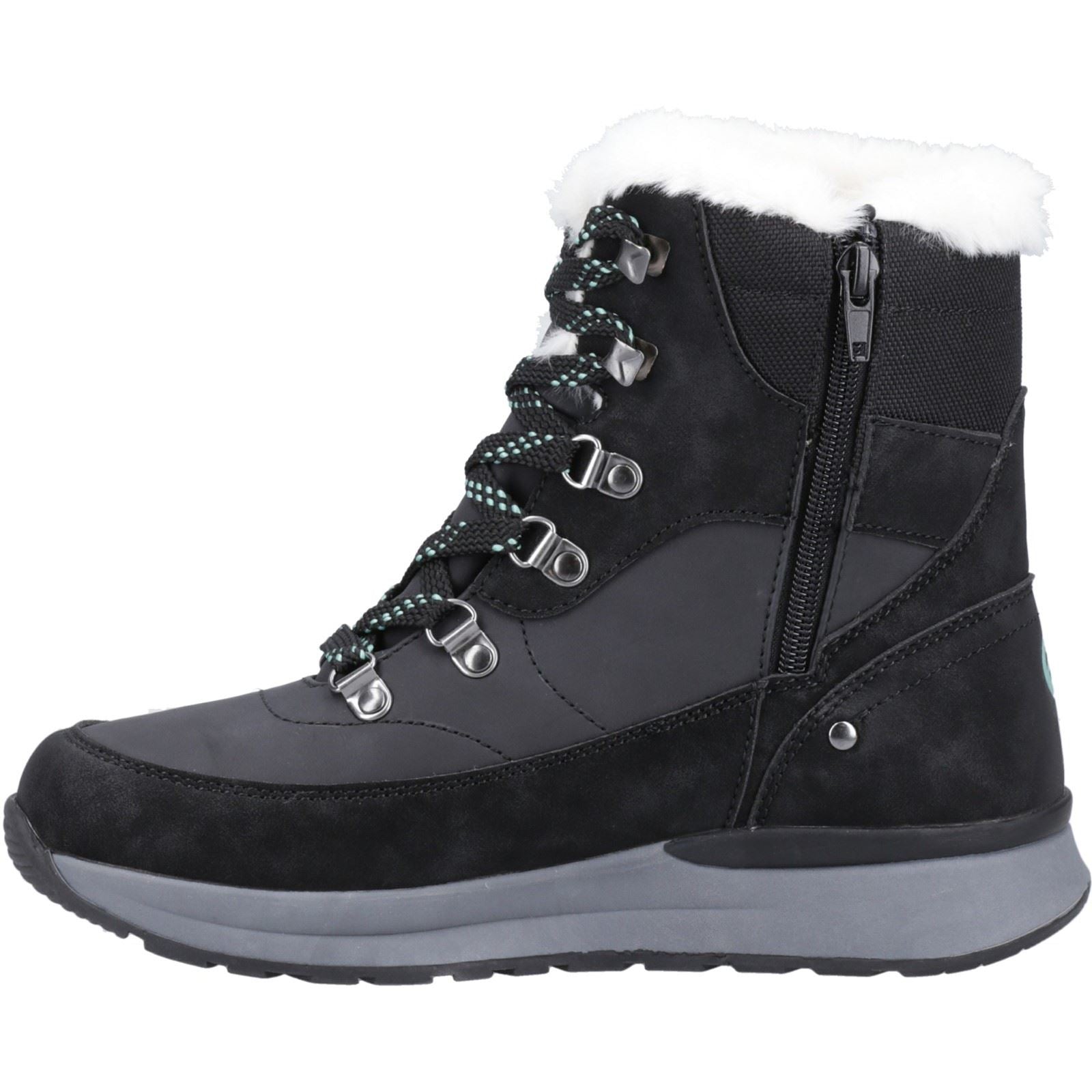 Cotswold Sheephouse Chaussures De Randonnée Noires Pour Femmes En Textile