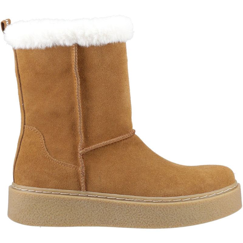 Hush Puppies Becca Mid Bottes Pour Femmes En Daim Suédois