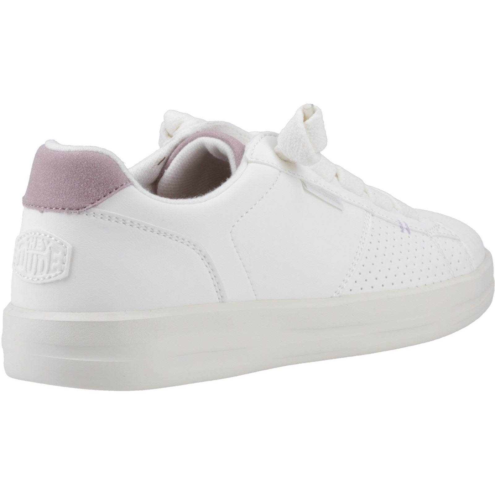 HEYDUDE Karina Duo Classic Sneakers Blancs Pour Femmes En Polyuréthane