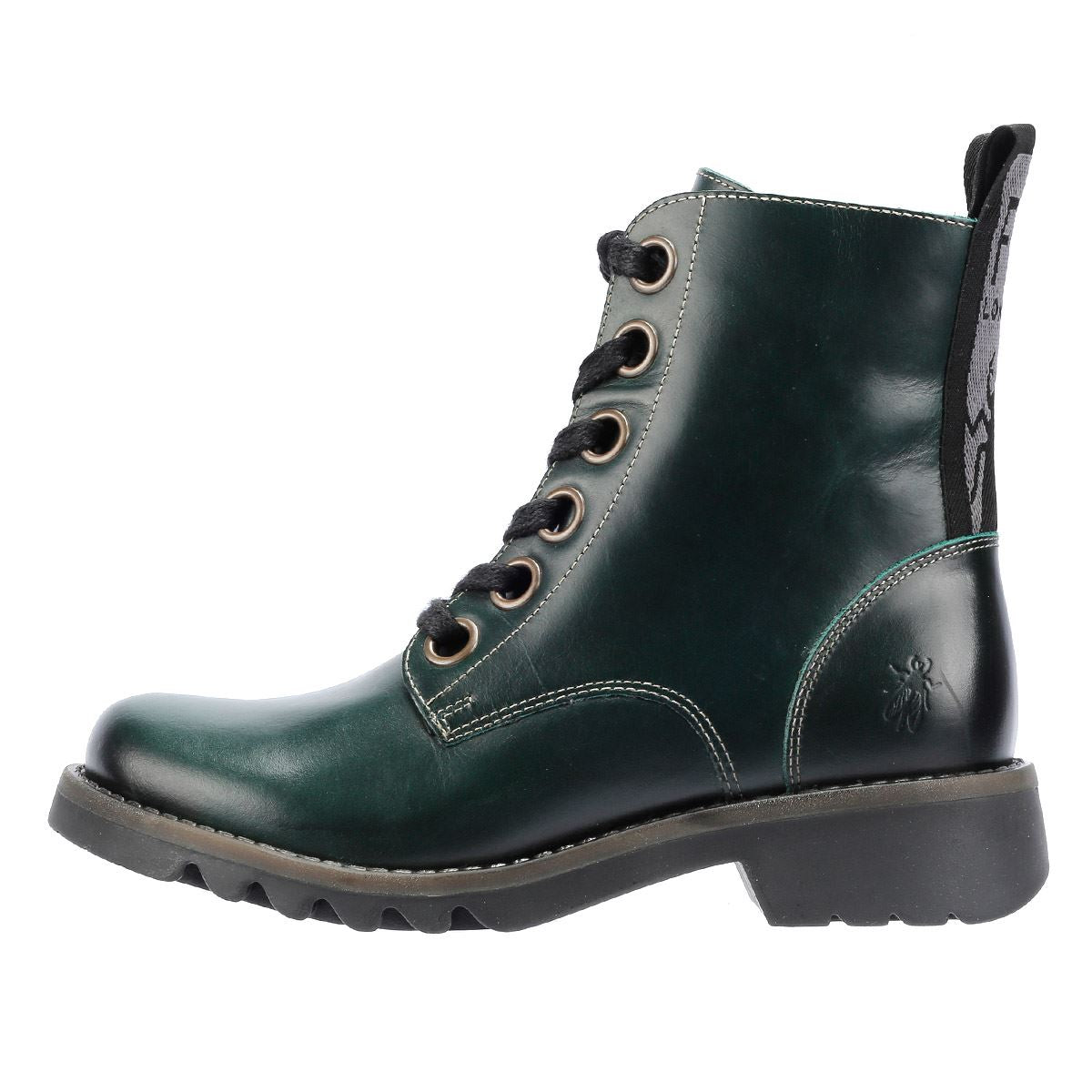 Fly London Ragi Bottes En Cuir Pour Femme Vertes