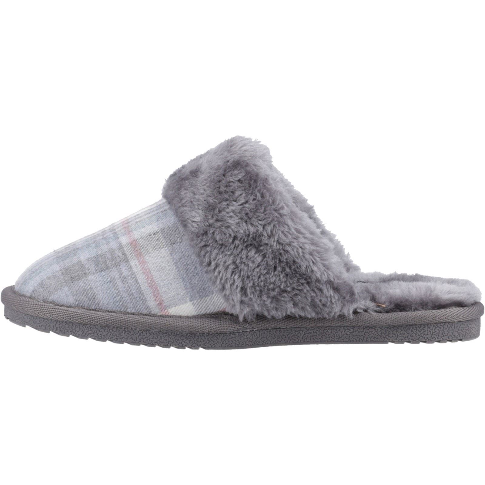 Hush Puppies Arianna Chaussons Pour Femmes En Tissu Gris