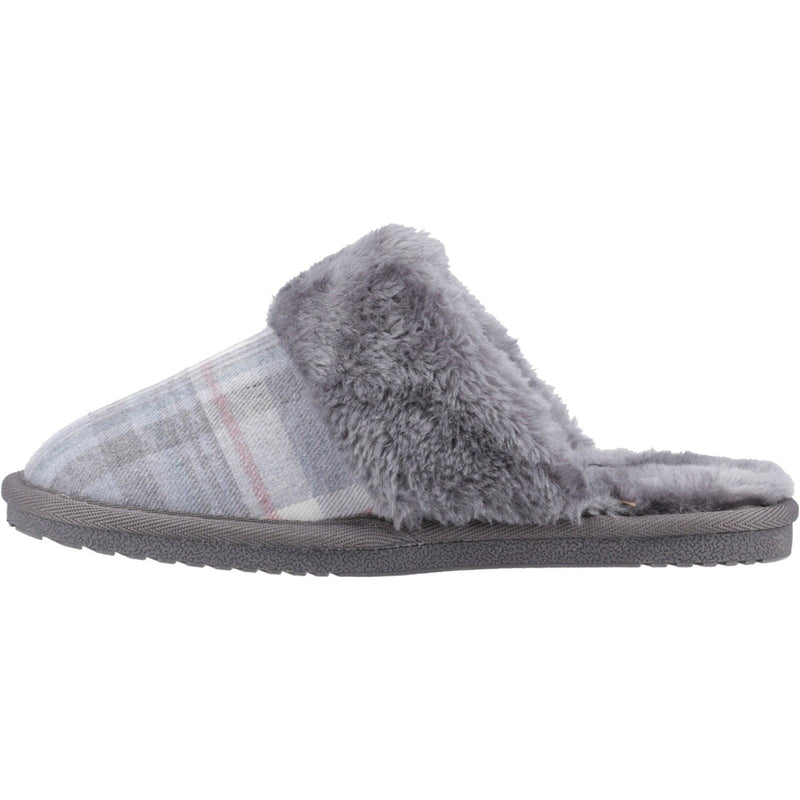 Hush Puppies Arianna Chaussons Pour Femmes En Tissu Gris
