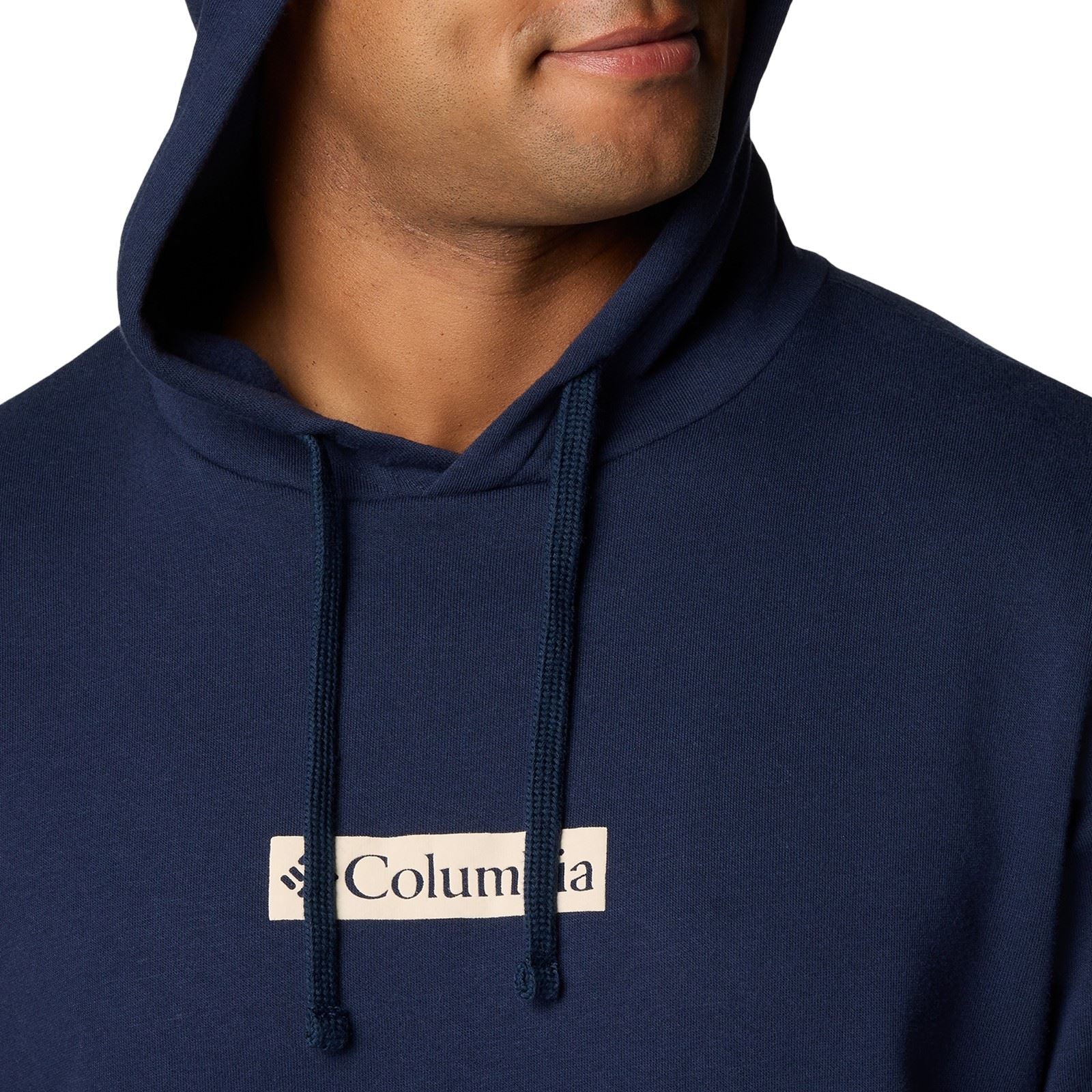 Columbia Columbia Trek Sweat À Capuche Bleu En Coton Pour Homme Trek