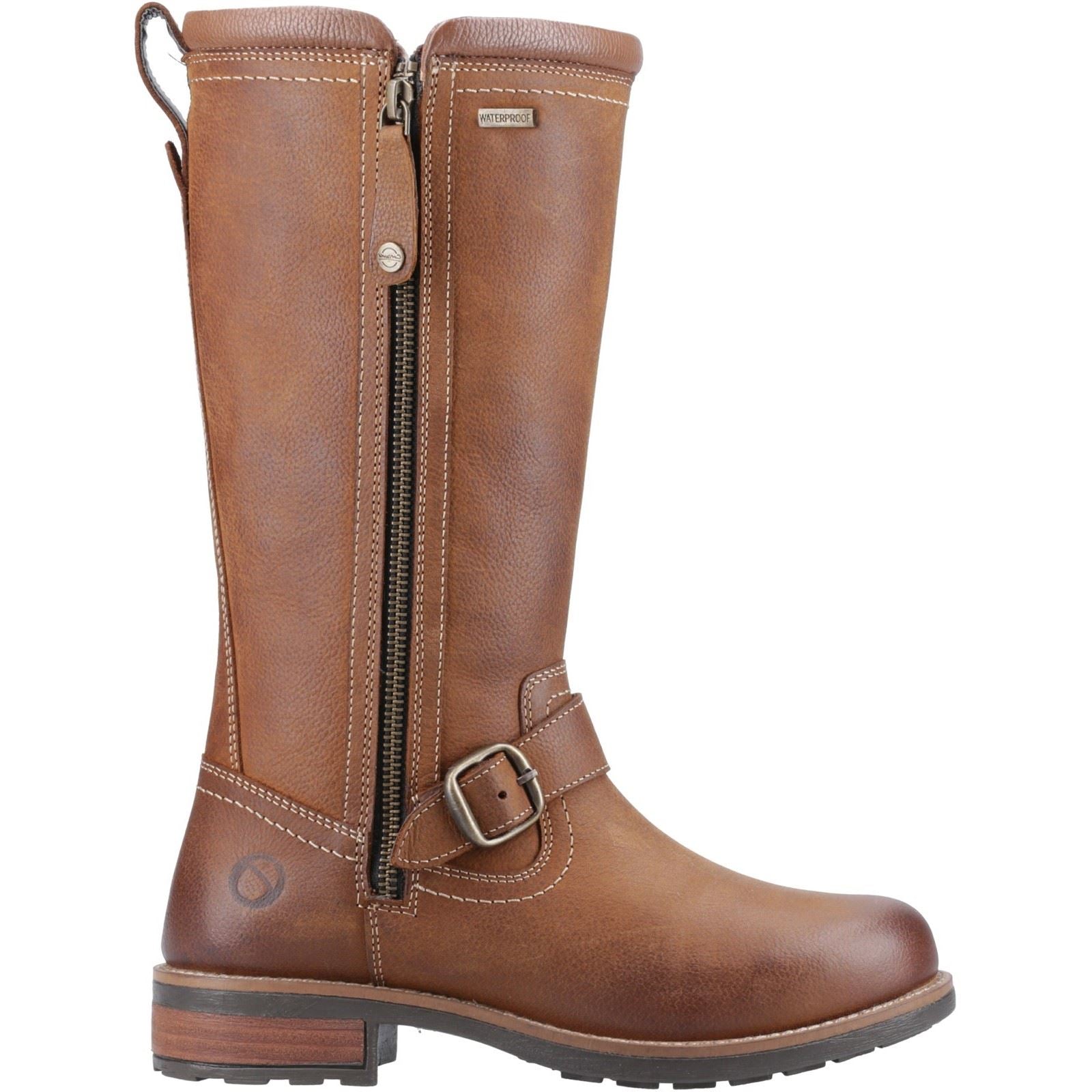 Cotswold Bourton Bottes En Cuir Pour Femme Couleur Marron Clair