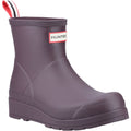 Hunter Play Short Bottes En Caoutchouc Noires/Violettes Pour Femmes