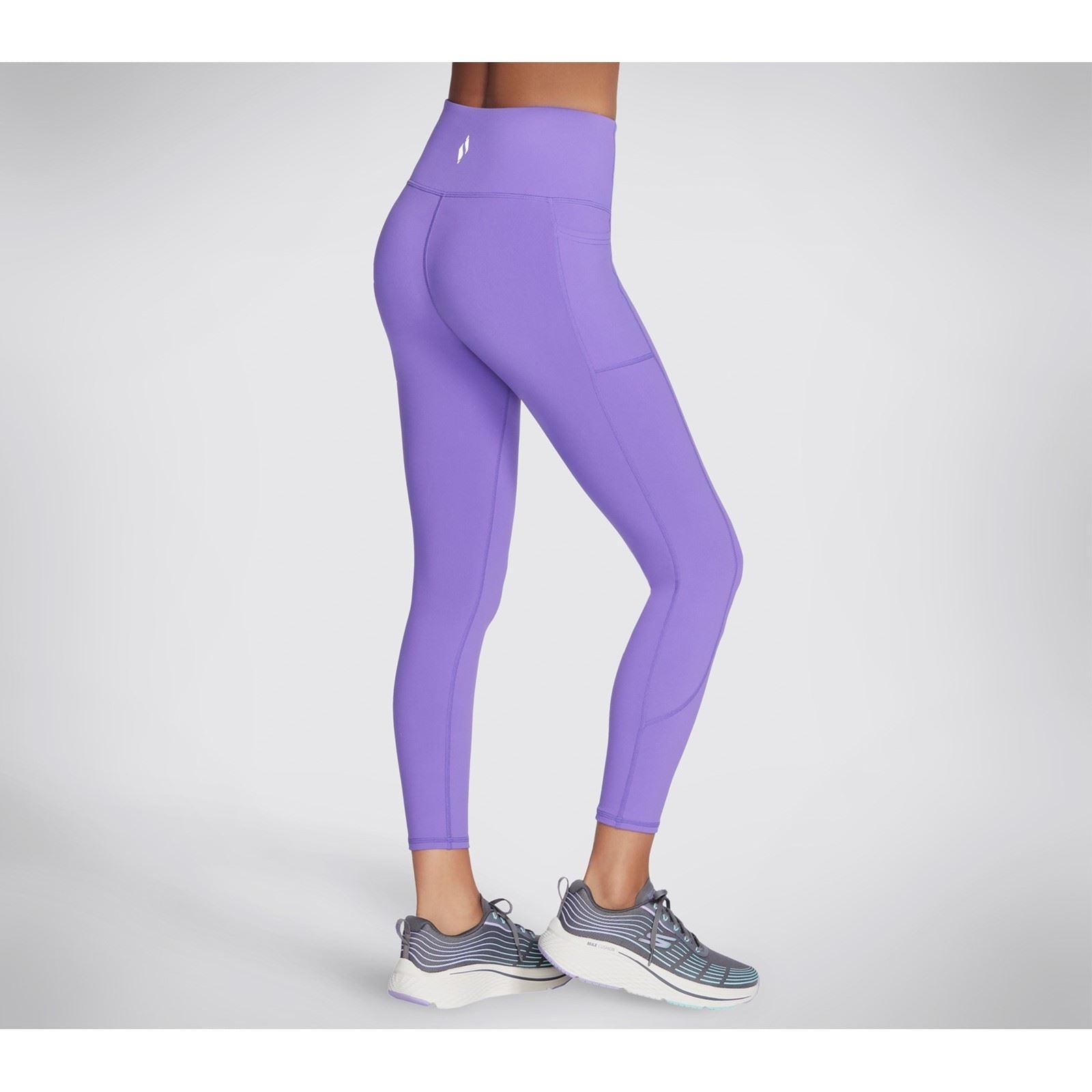 Skechers Performance GOWALK Wear High-Waisted 7/8 Leggings De Sport En Nylon Pour Femmes Roses