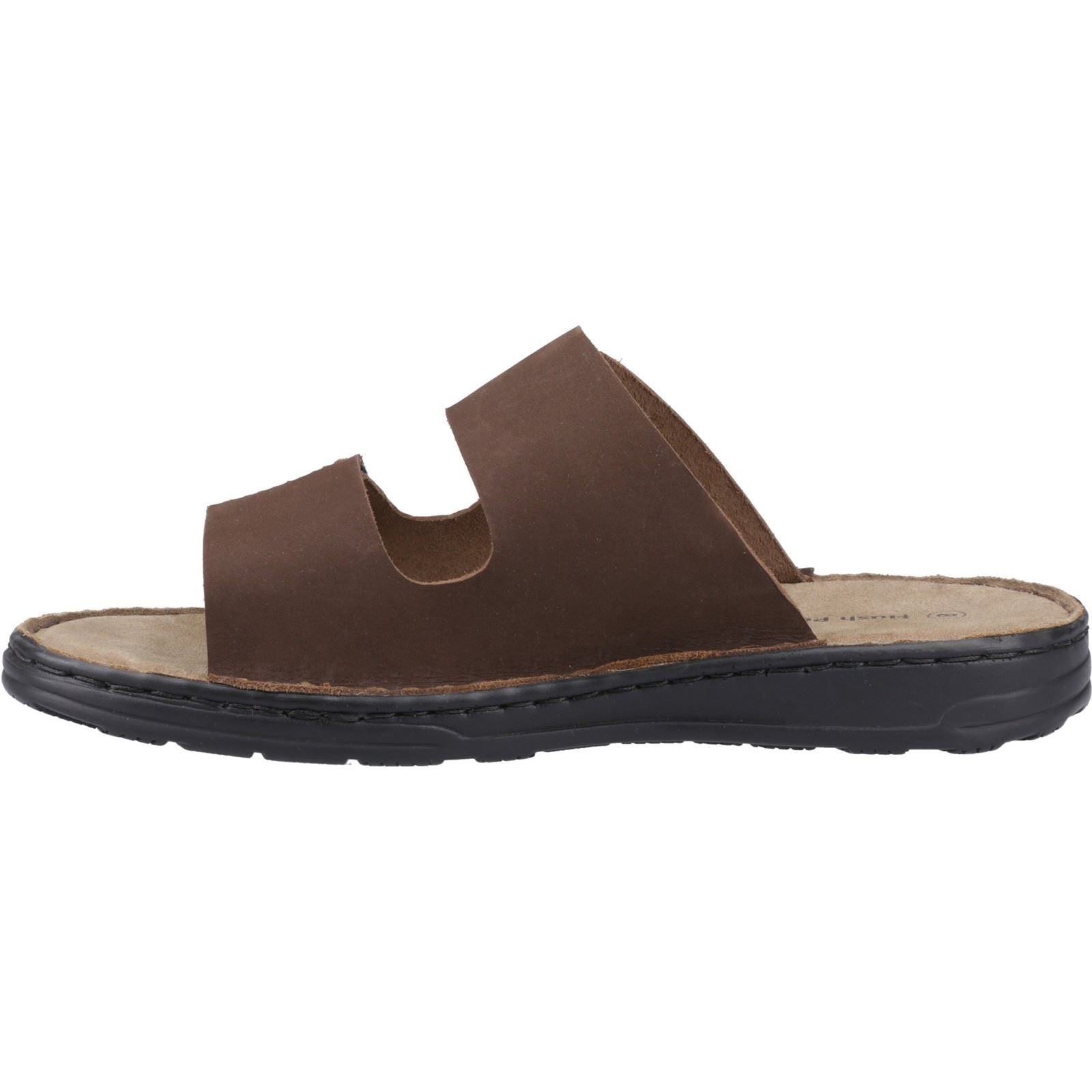 Hush Puppies Eugene Sandales Homme En Cuir Marron