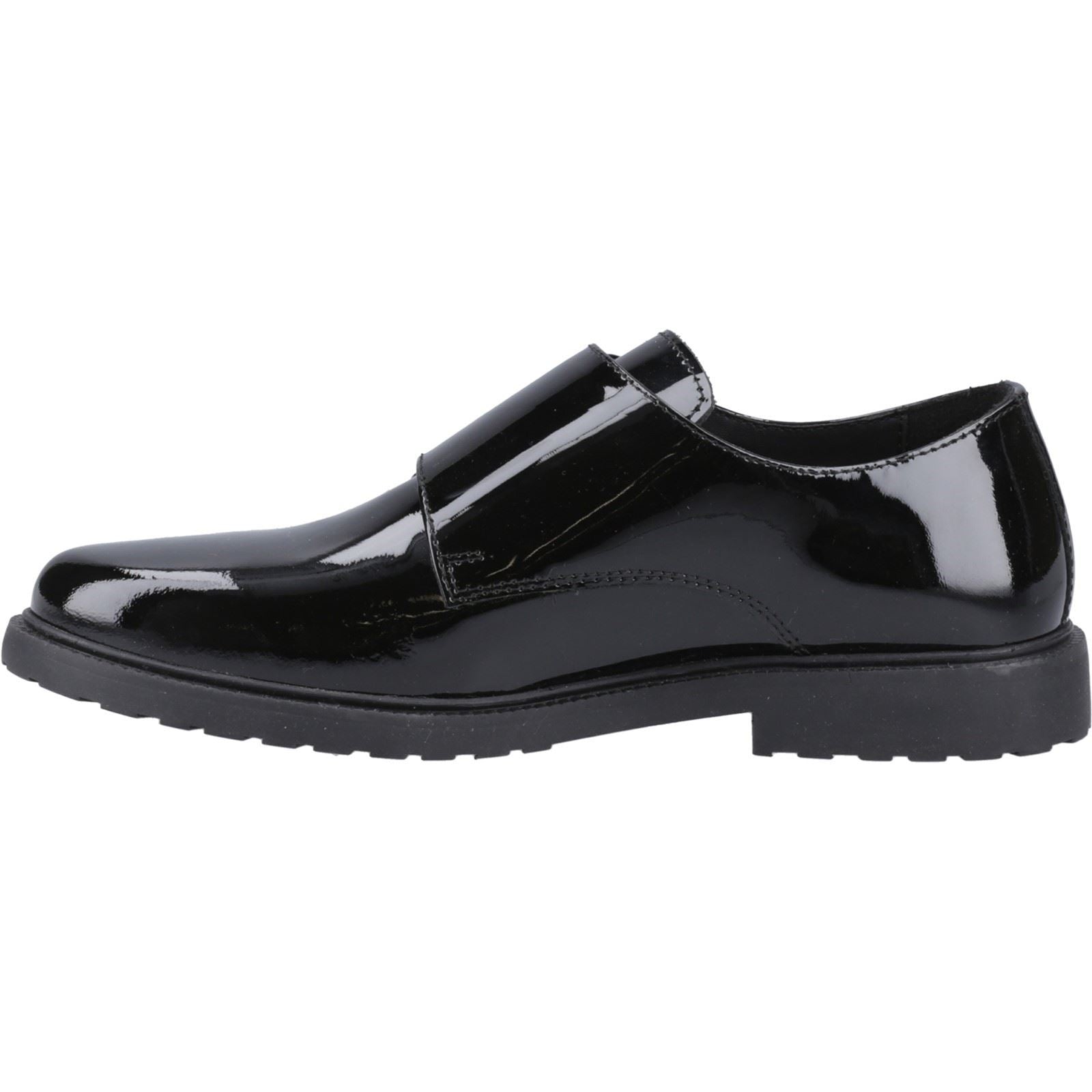 Hush Puppies Verity Chaussures Noires Vernies Pour Femmes En Cuir