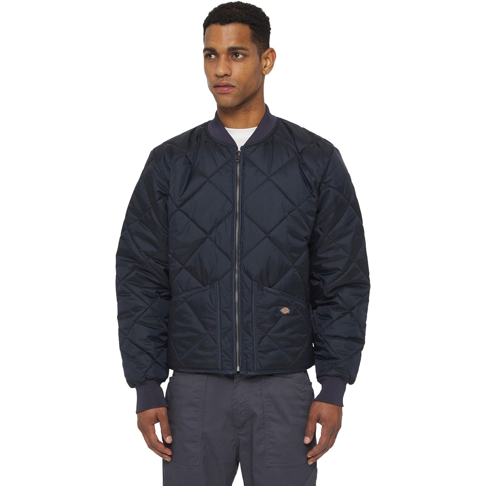 Dickies Diamond Veste Matelassée Bleue Pour Homme