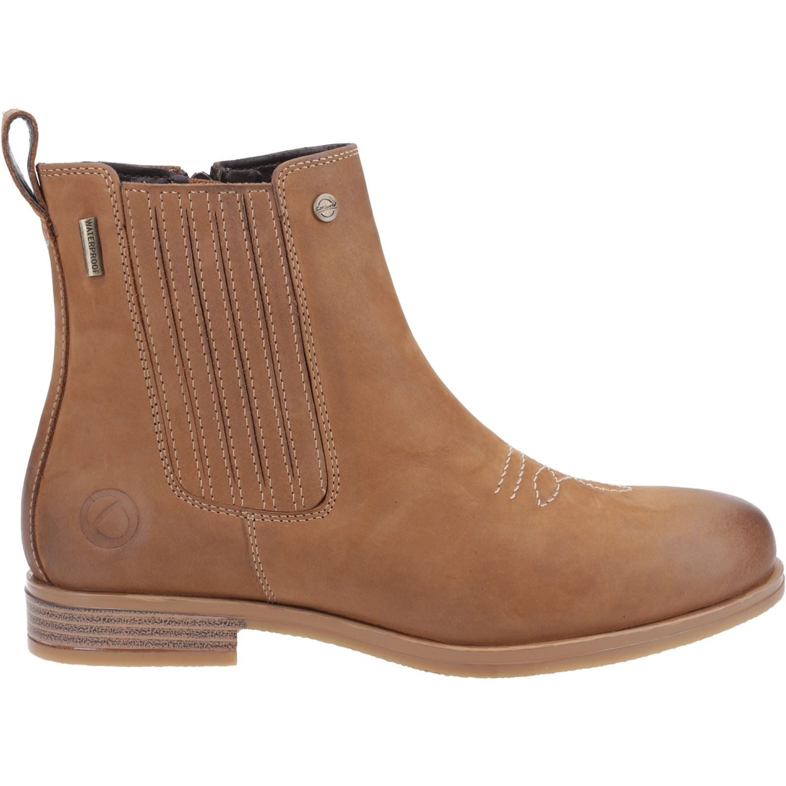 Cotswold Didbrook Bottes En Cuir Pour Femme Couleur Marron Clair