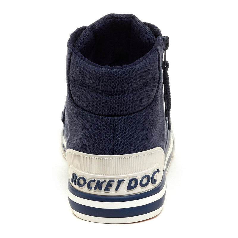 Rocket Dog Jazzin Hi Baskets En Coton Pour Femmes, Couleur Marine