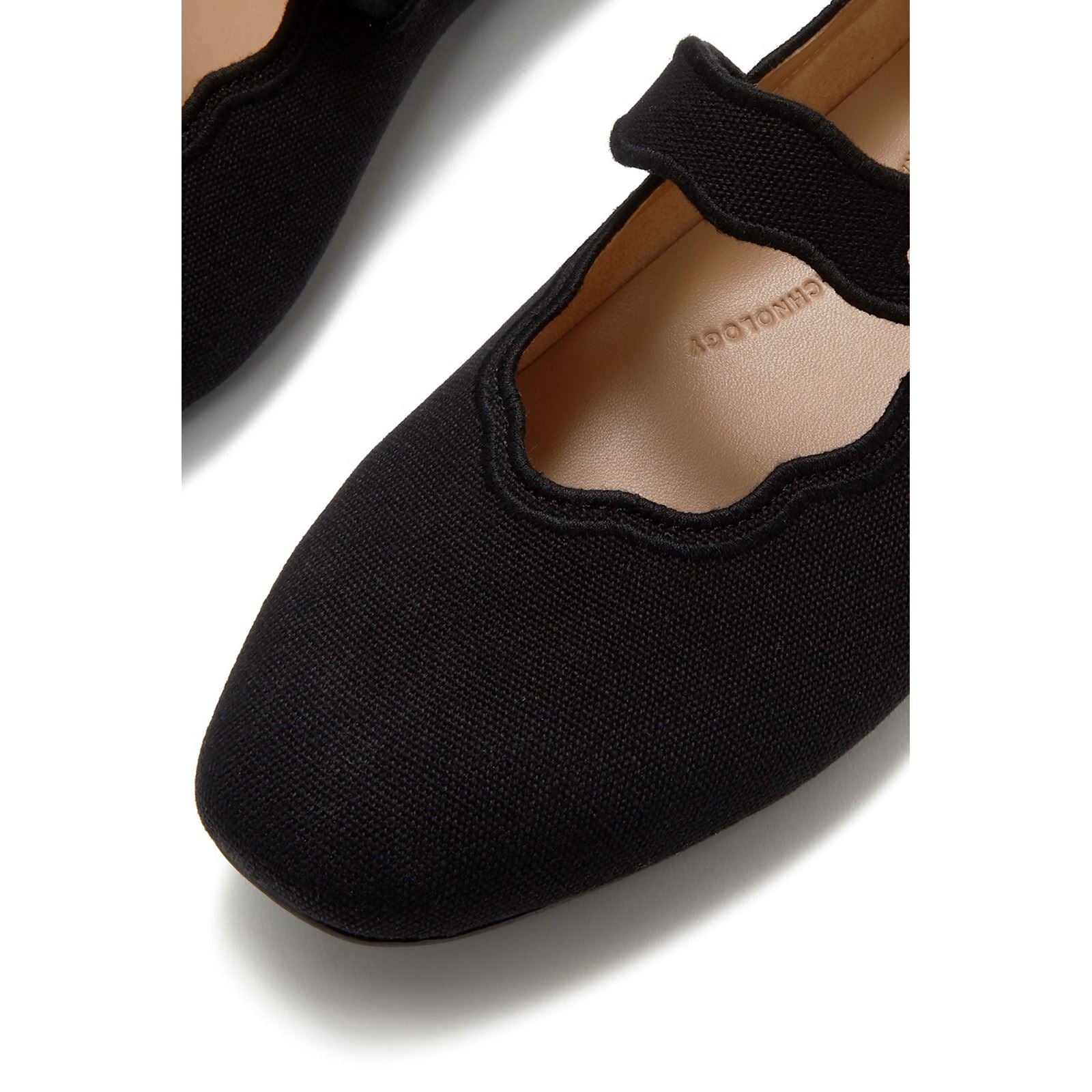 Fitflop Delicato Wave-Edge Chaussures Noires En Polyester Pour Femmes