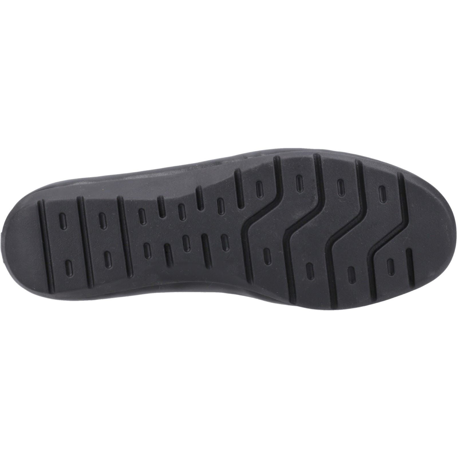 Hush Puppies Skylar Flats En Cuir Pour Femmes Noir