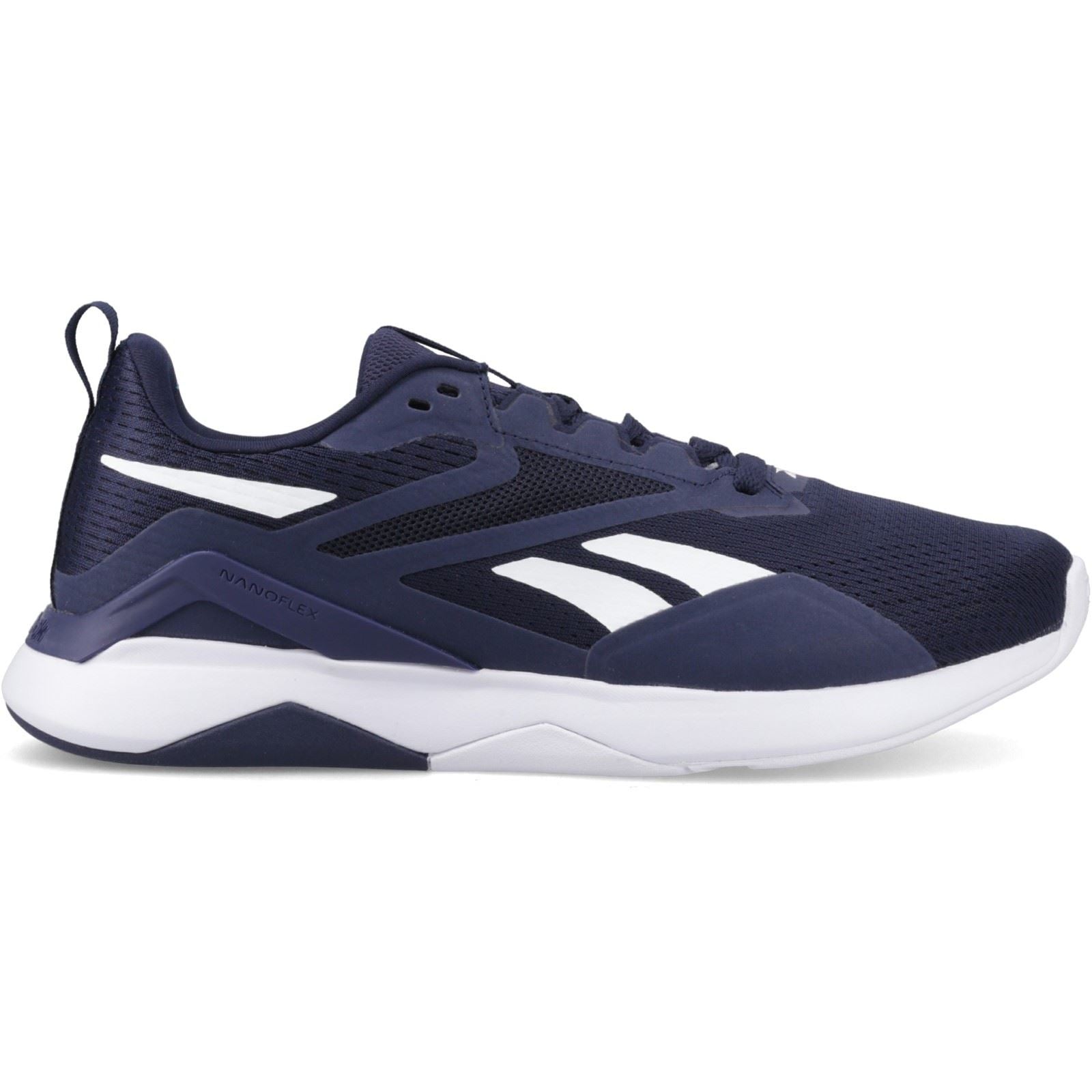 Reebok Nanoflex TR 2 Baskets Vector En Textile Pour Homme Marine/Blanc/Noir