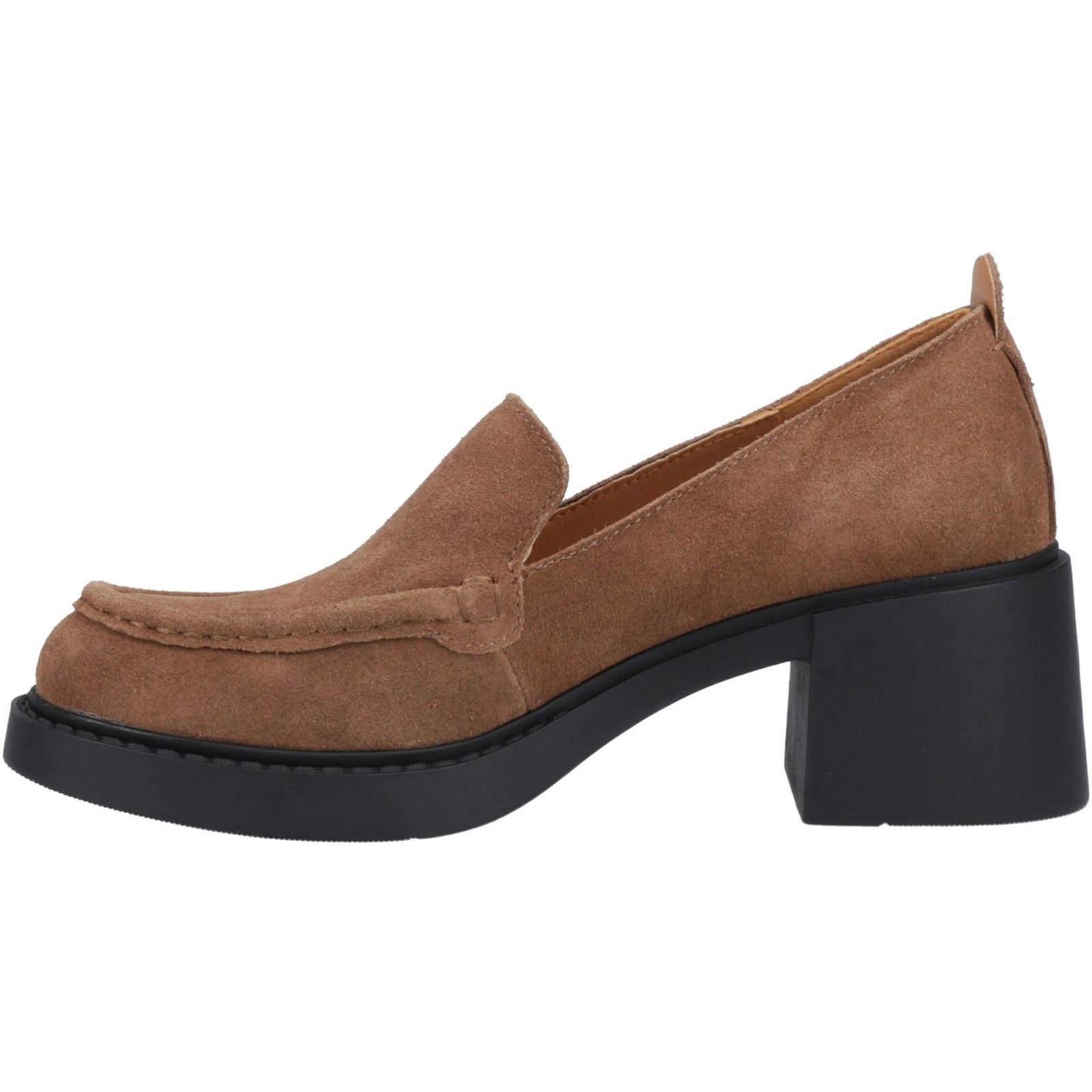 Hush Puppies Adelaide Femmes Suède Mocassins Beige