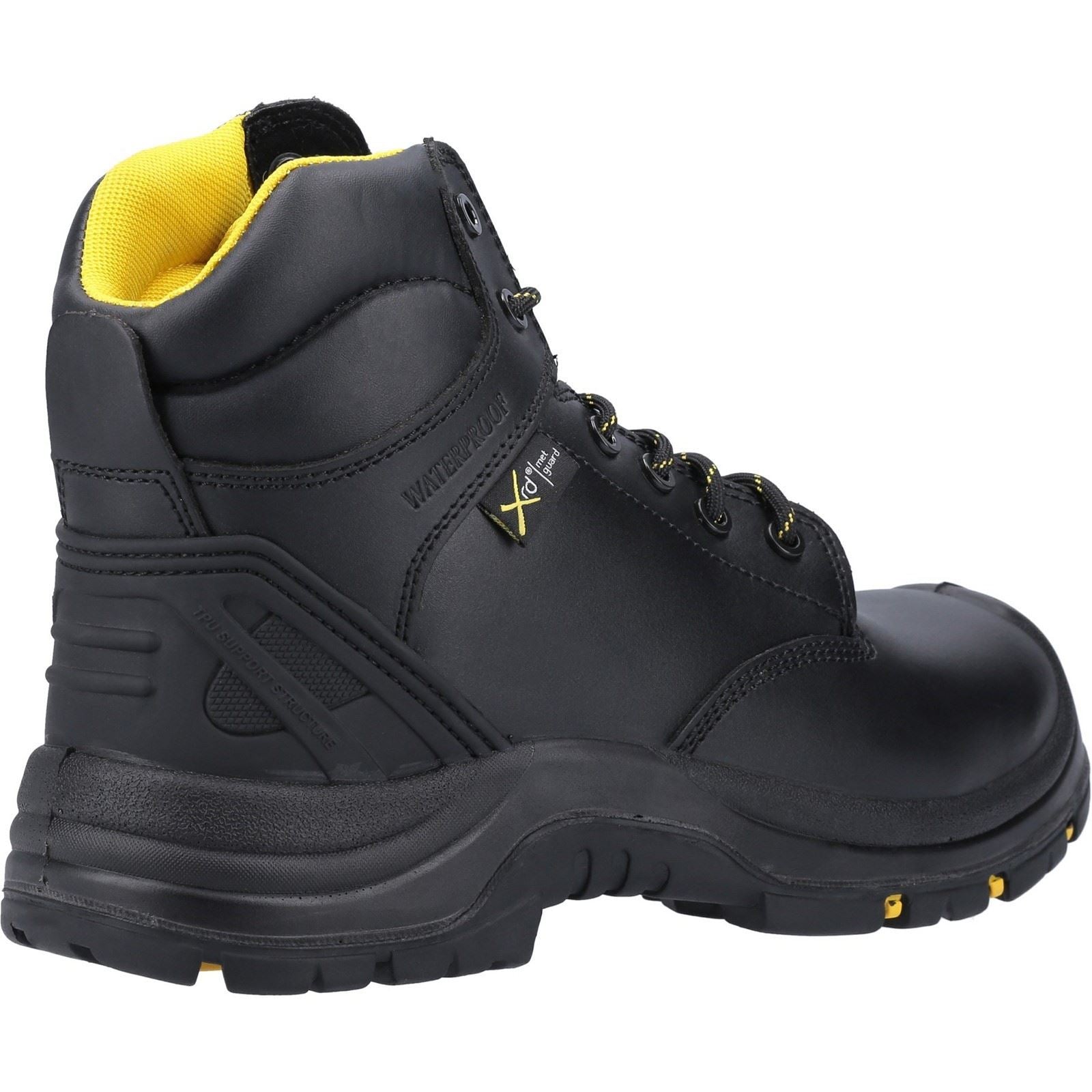 Amblers Safety  Bottes De Sécurité En Cuir Noir Wrekin As303C