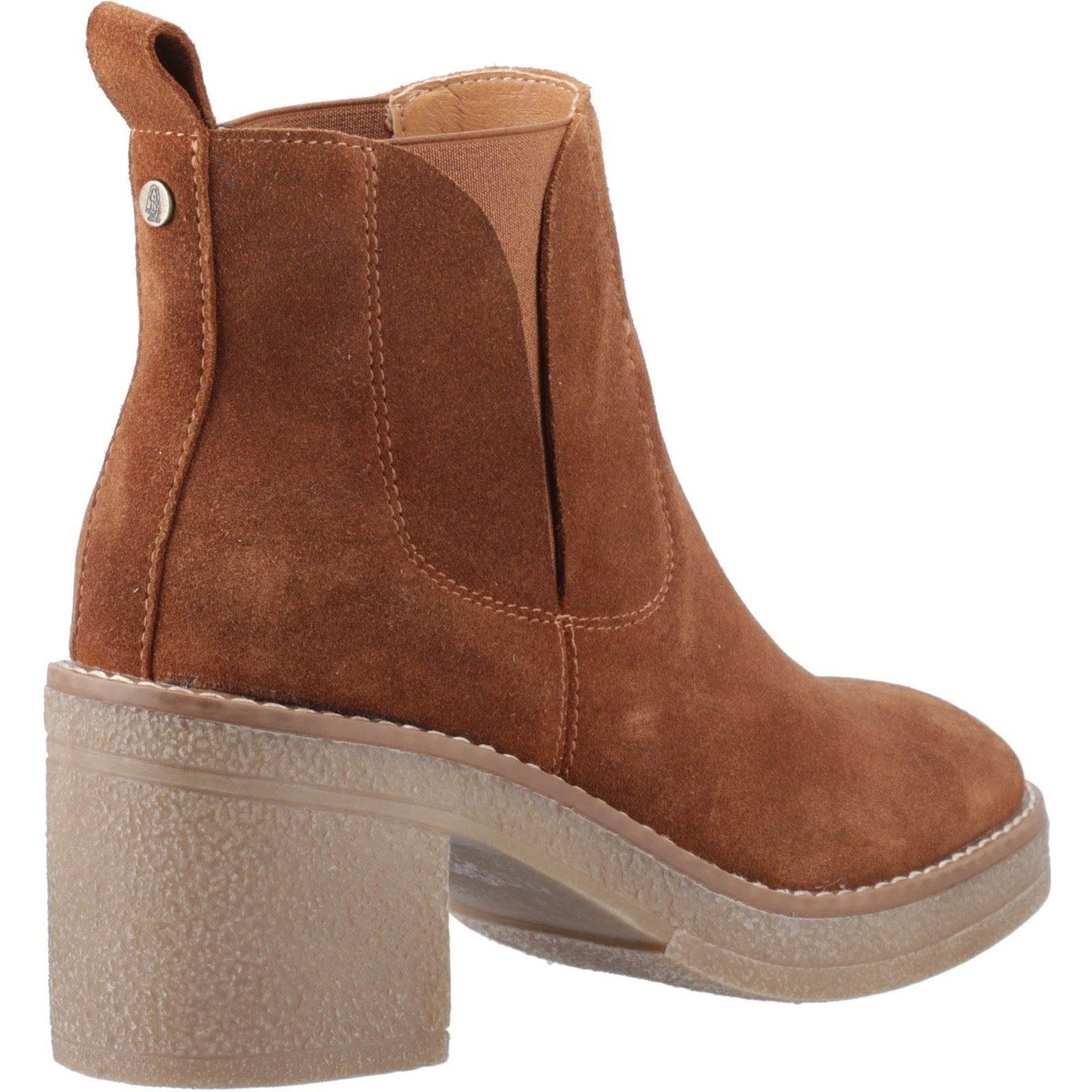 Hush Puppies Felicia Bottes Chelsea À Talons En Daim Pour Femme