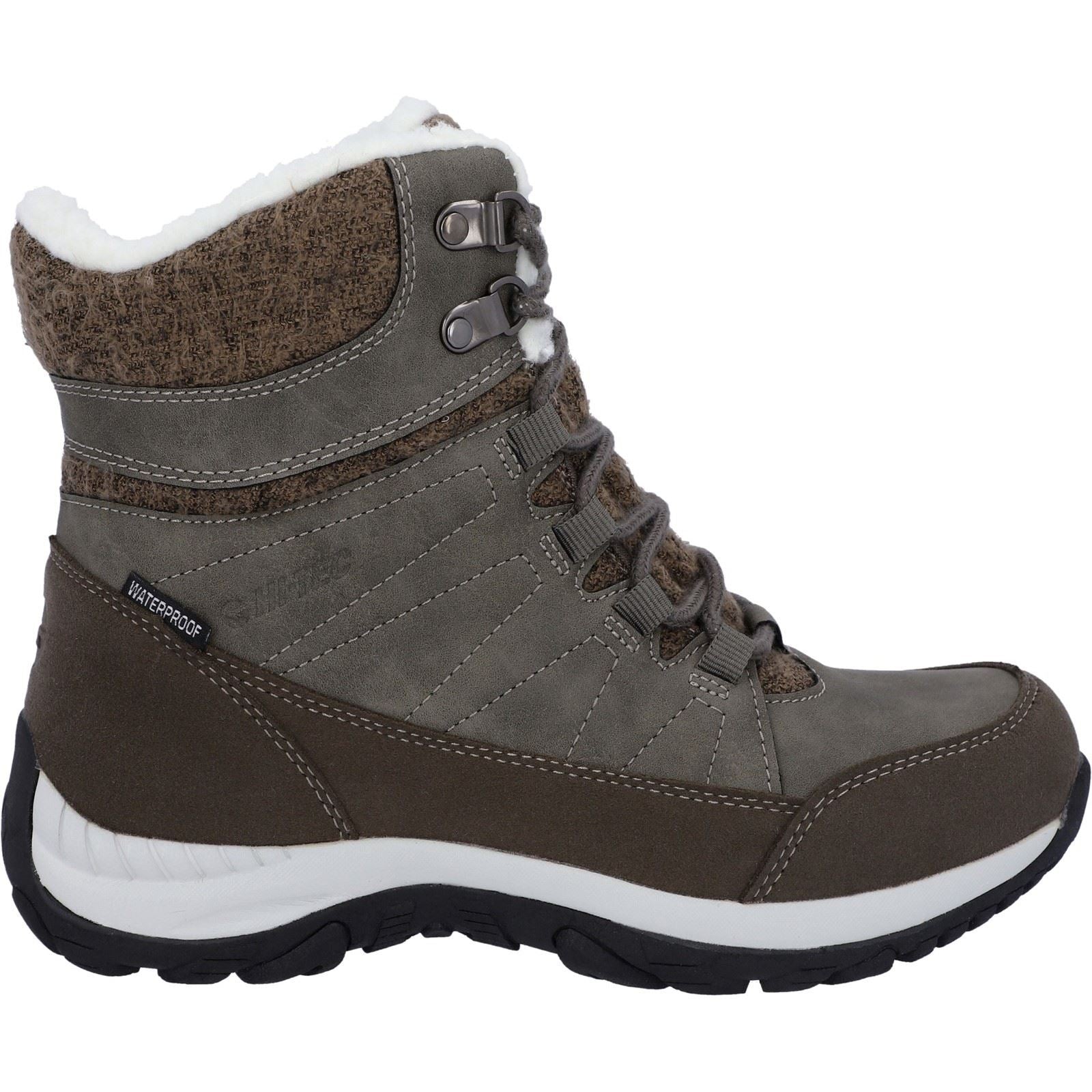Hi-Tec Riva Mid Bottes De Randonnée Beige Pour Femmes