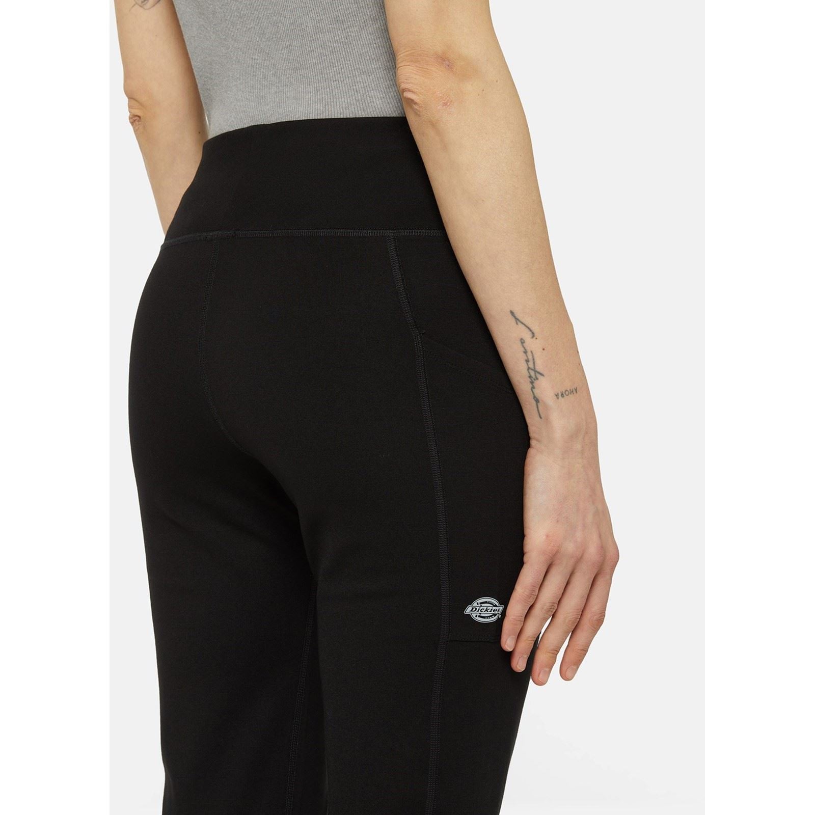 Dickies Double Pocket Legging Pantalons De Randonnée Pour Femmes Noirs En Viscose