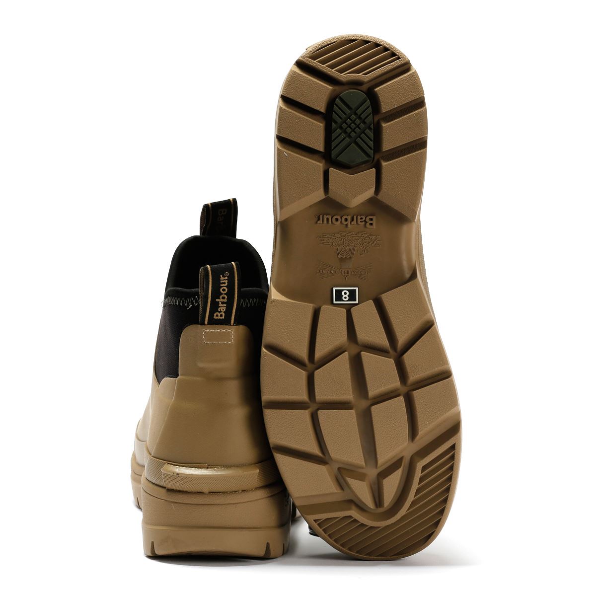 Barbour Ridge Bottes En Caoutchouc Pour Hommes Beiges