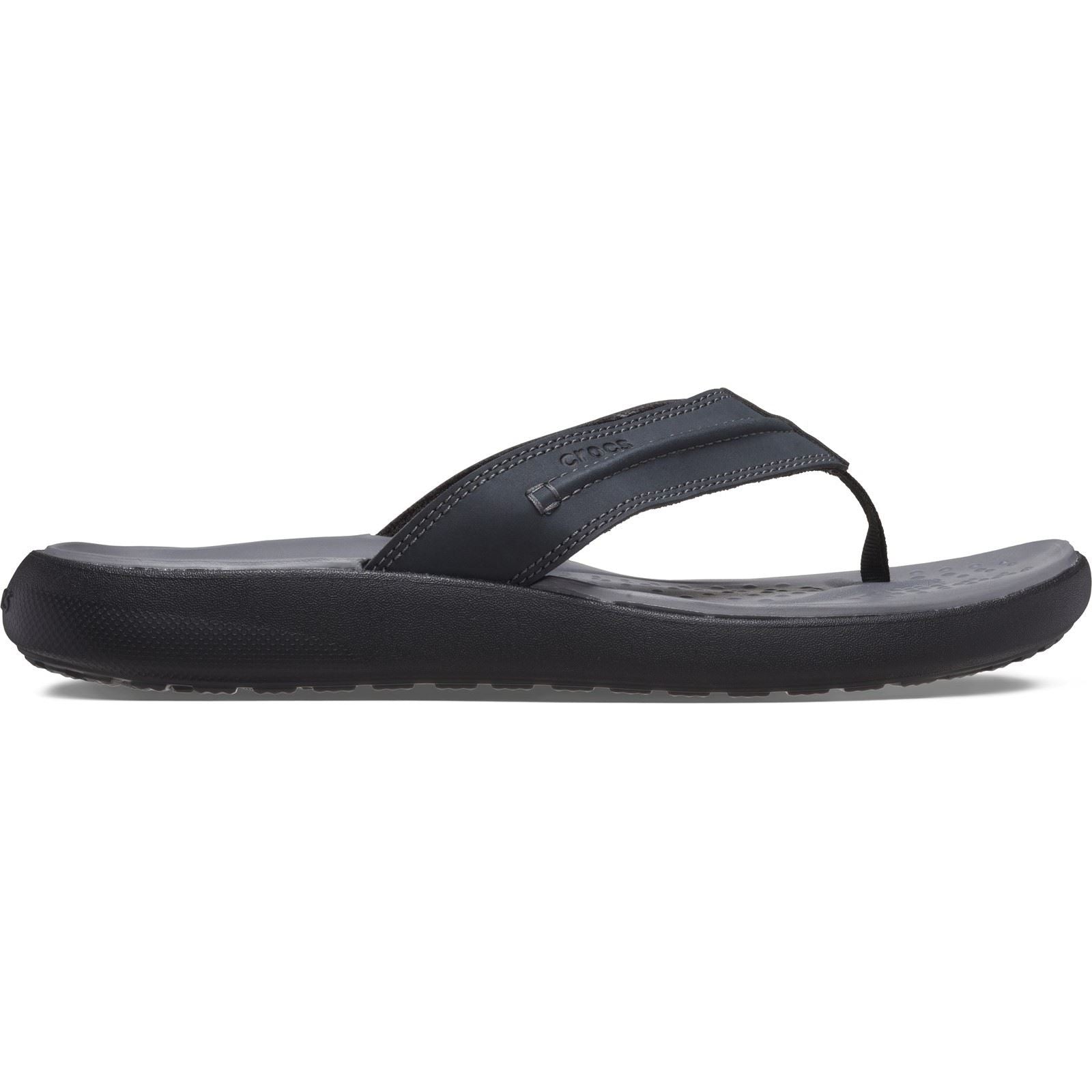 Crocs Yukon Vista II Tongs Noires Pour Homme En Polyuréthane