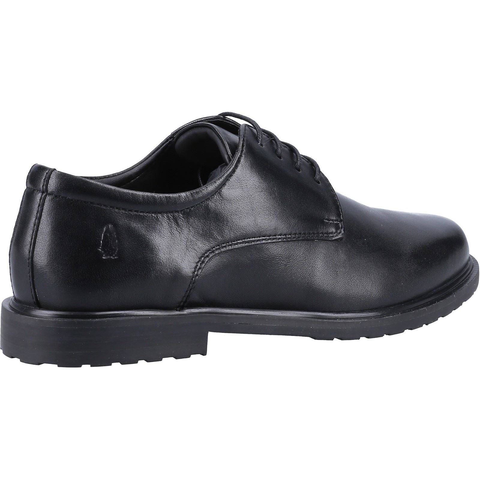 Hush Puppies Verity Slip On Chaussures Richelieu Noires En Cuir Pour Femmes