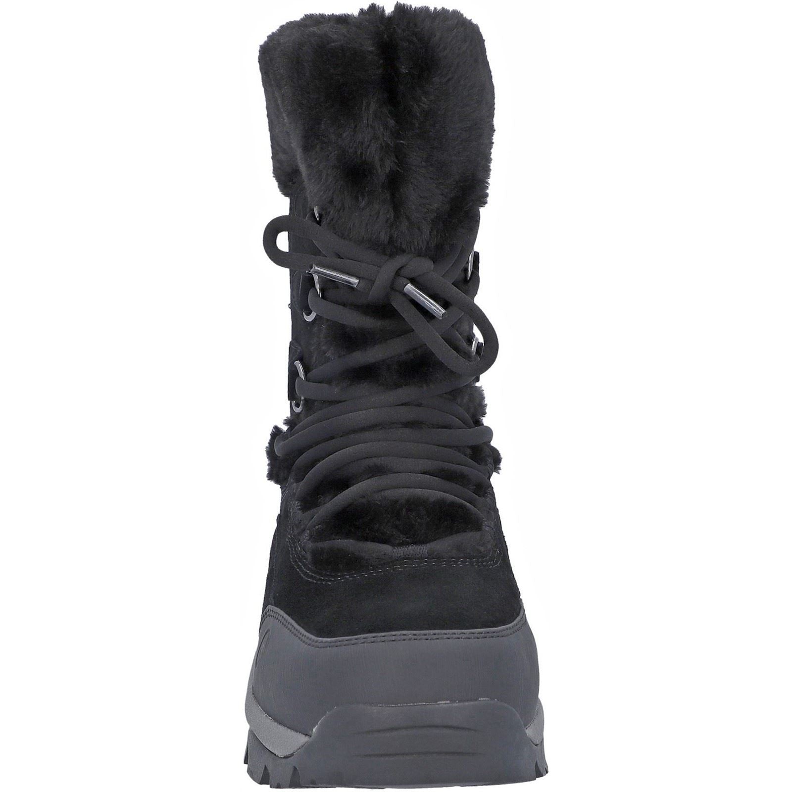 Hi-Tec Mortiz 200 Bottes De Randonnée Pour Femmes En Cuir Noir