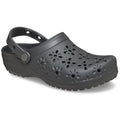 Crocs Classic Floral Cut Out Sabots De Plage Noirs En Thermoplastique