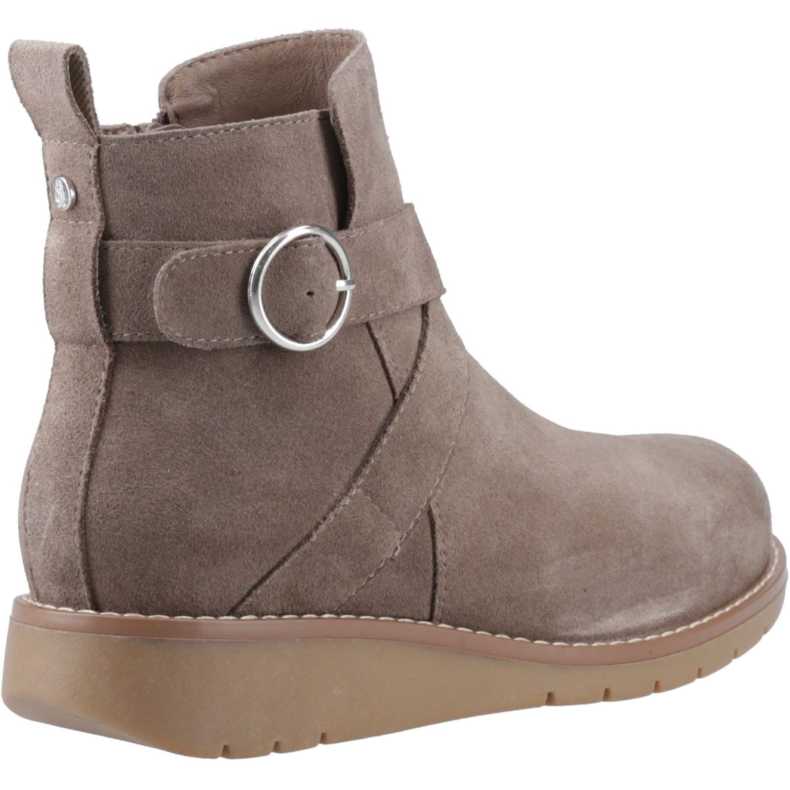 Hush Puppies Lyra Bottines De Cheville D'hiver Pour Femmes En Taupe Suédois