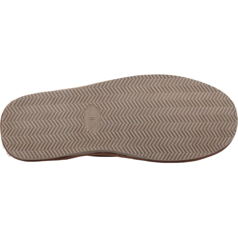 Hush Puppies Coady Chaussons Pour Hommes En Daim Couleur Beige