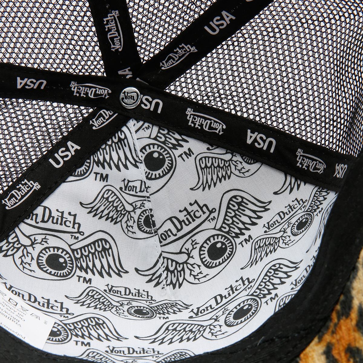 Von Dutch Safari Trucker Caps Brunes