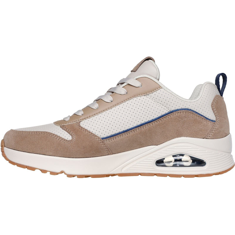 Skechers Uno Stacre 2.0 Baskets De Sable En Cuir Pour Hommes