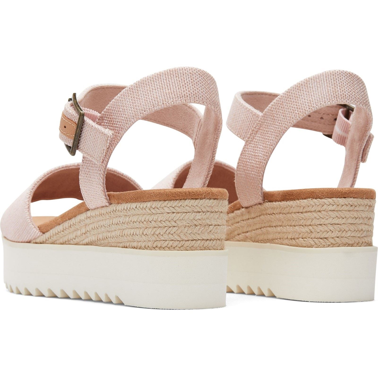 TOMS Diana Compensées Roses Ballet Pour Femmes