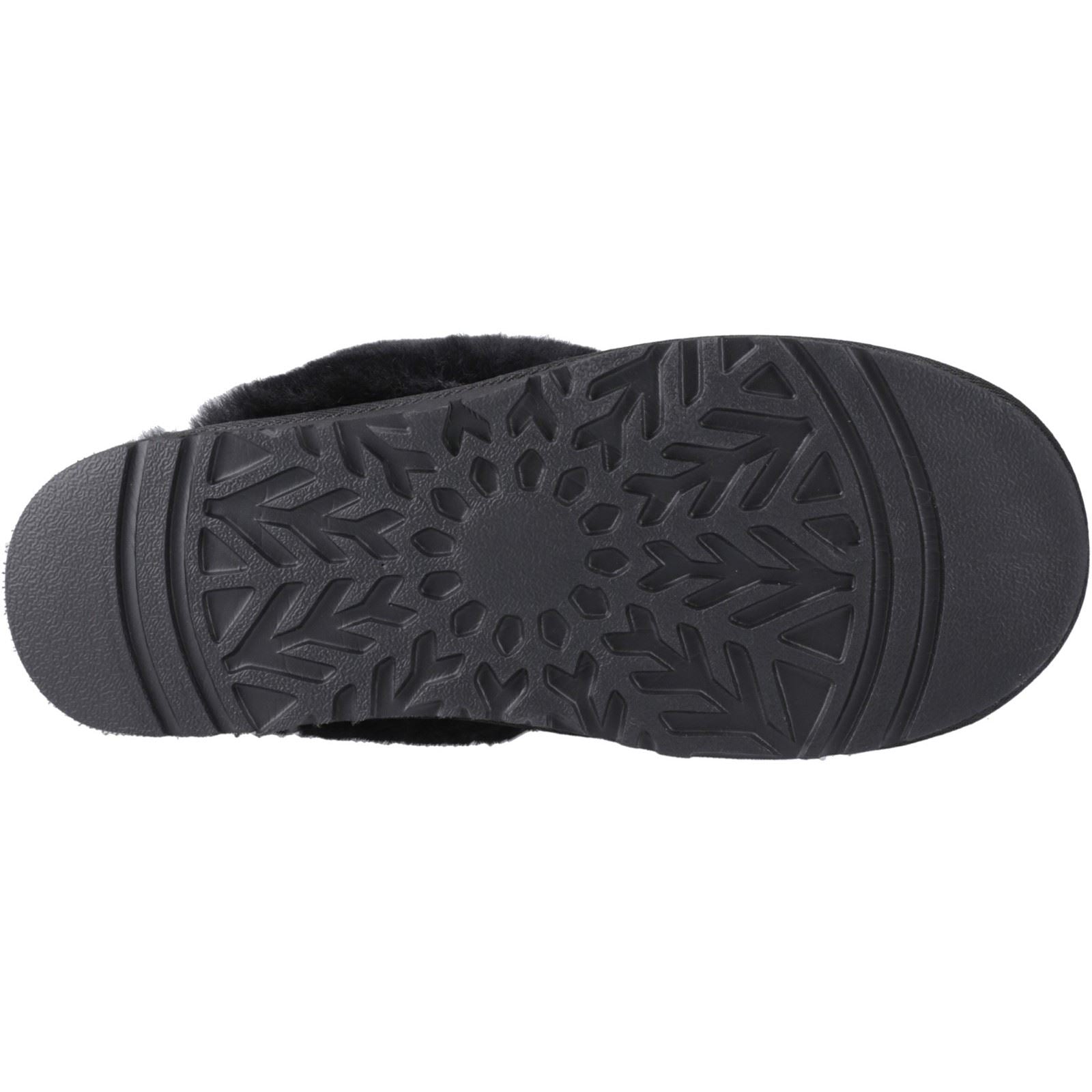 Hush Puppies Samantha Chaussons Noirs Pour Femmes En Suède
