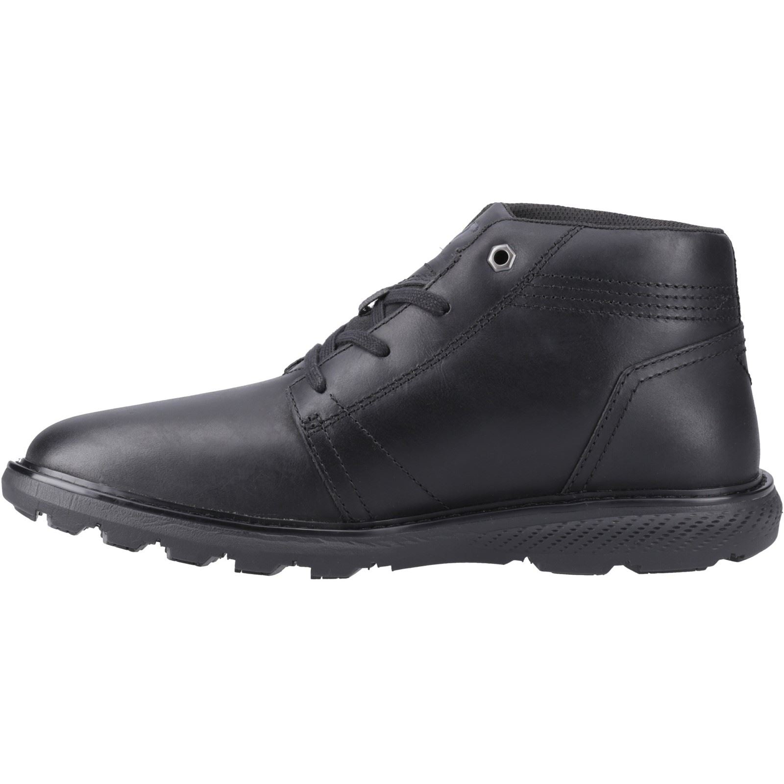 Caterpillar Trey 2.0 Bottines En Cuir Pour Hommes Noires