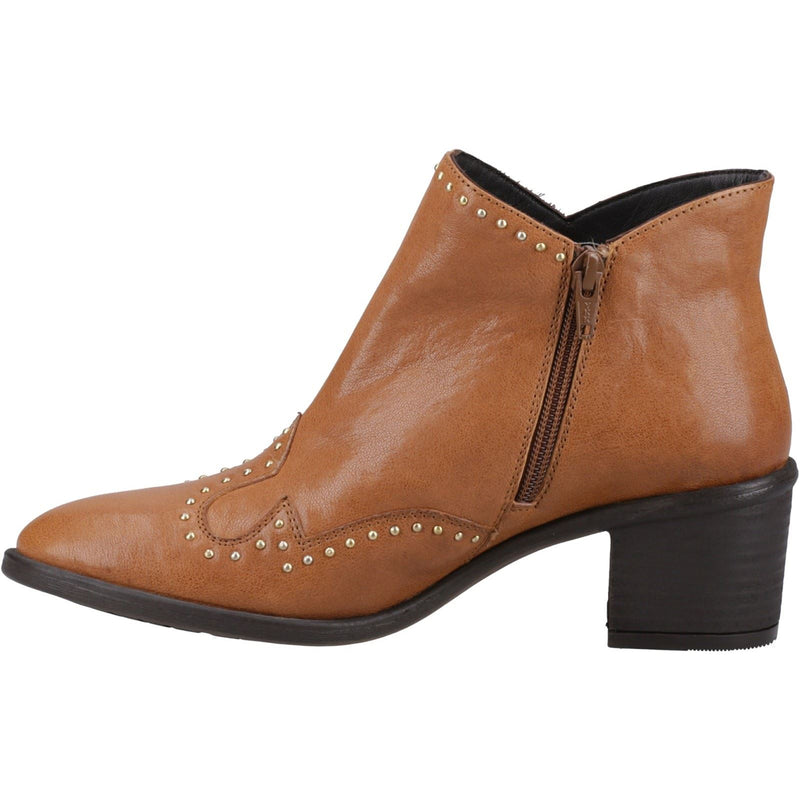 Hush Puppies Waverly Bottes En Cuir Pour Femme Couleur Marron Clair