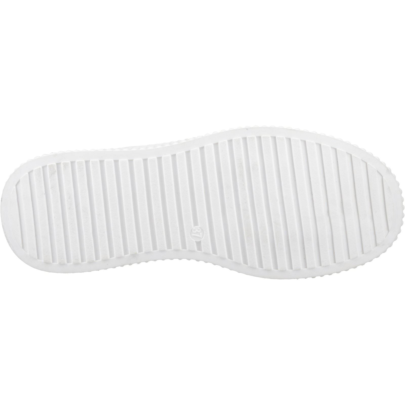 Hush Puppies Harlow Baskets Blanches En Cuir Pour Femmes