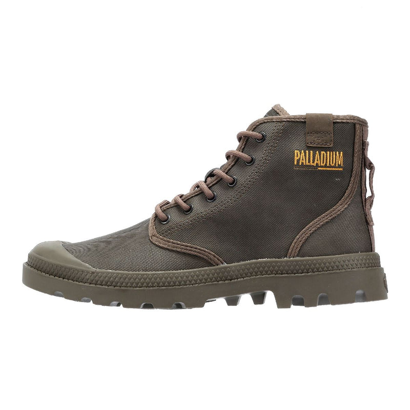 Palladium Pampa Hi Wax Bottes En Toile Marron