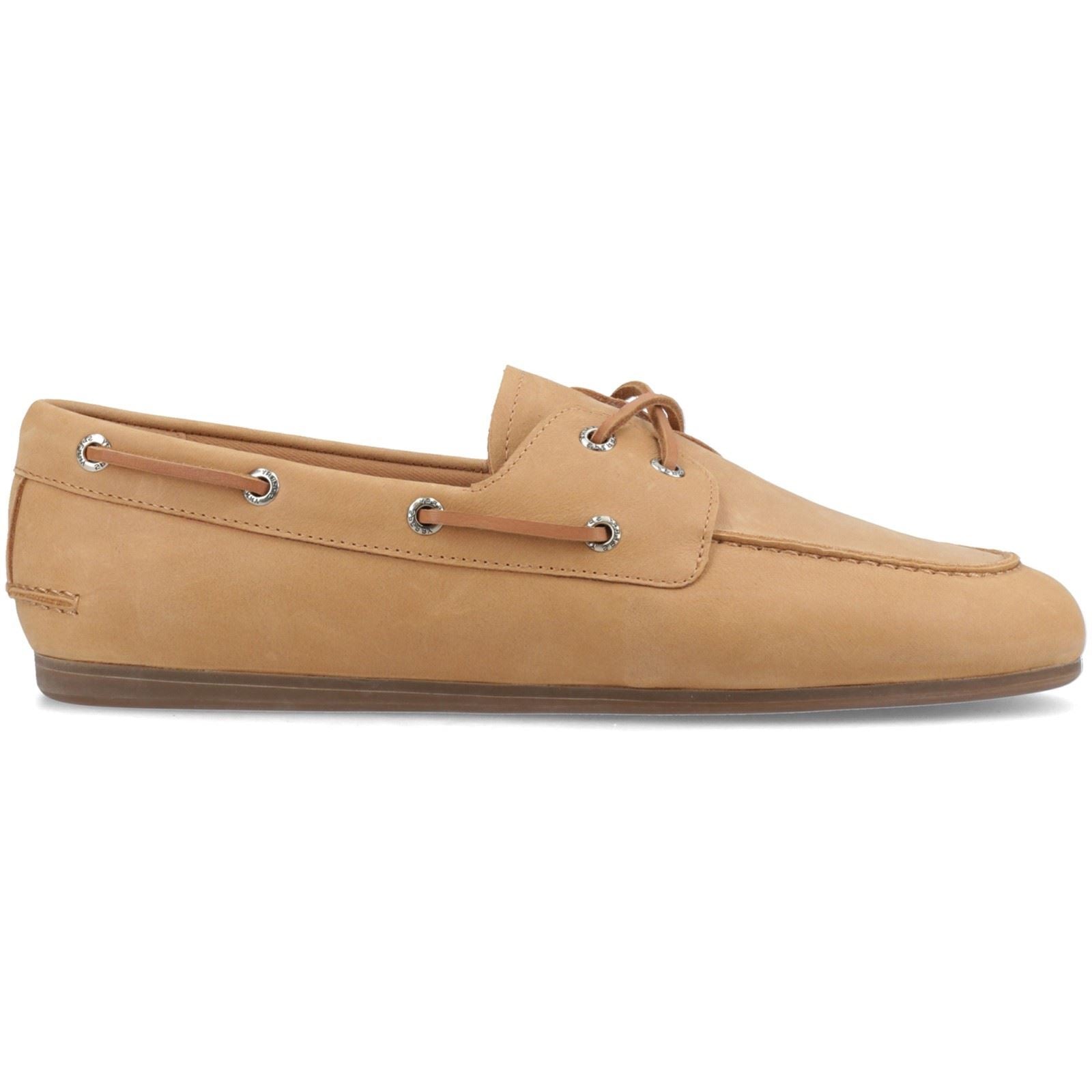 Sperry Slimboat Boat Chaussures De Bateau En Cuir Pour Hommes Couleur Tan