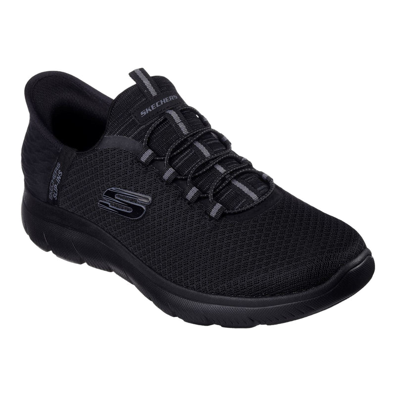 Skechers Summits High Range Baskets Noires Pour Hommes En Synthétique
