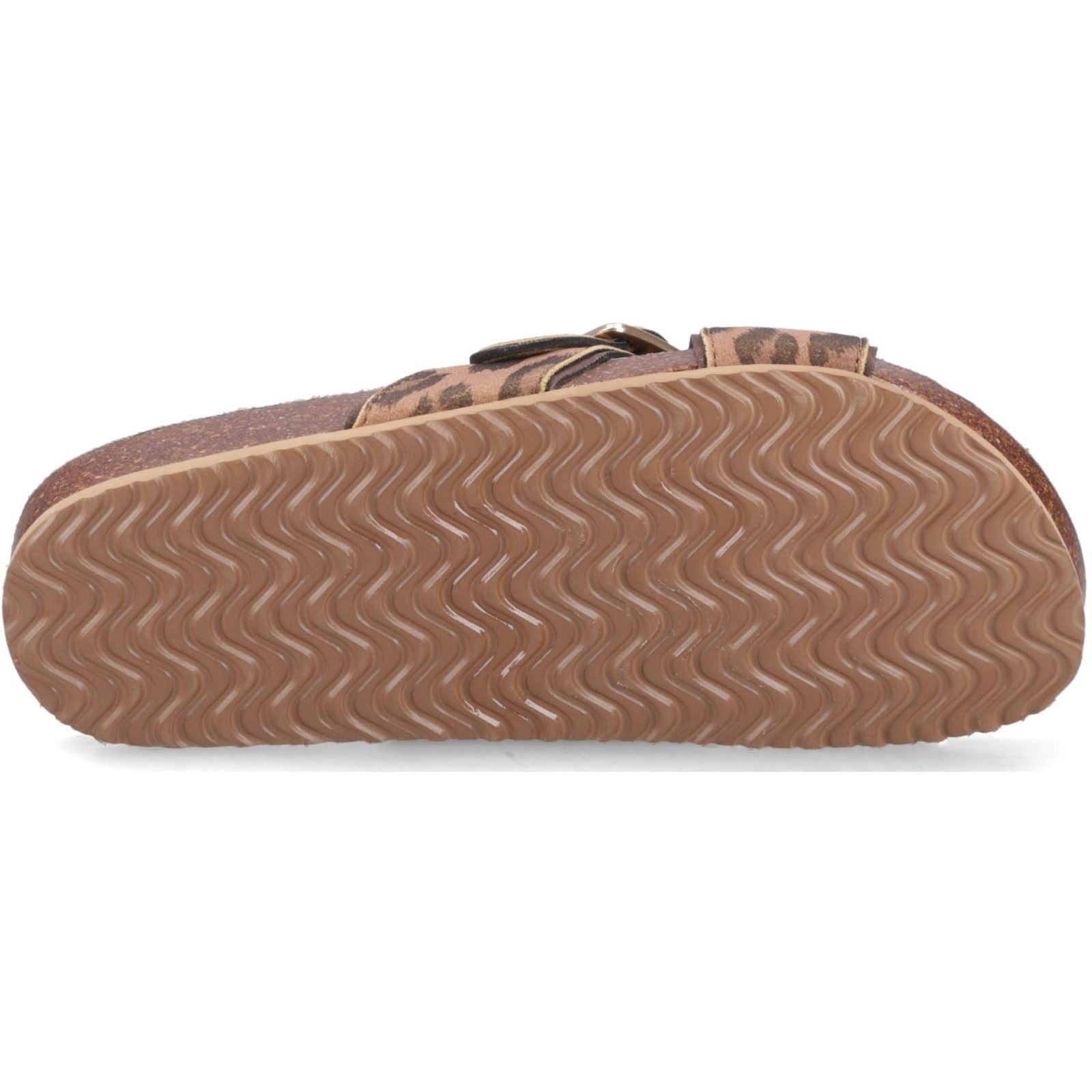 Rocket Dog Annie Tigg Leopard Sandales Tan En Textile Pour Femmes