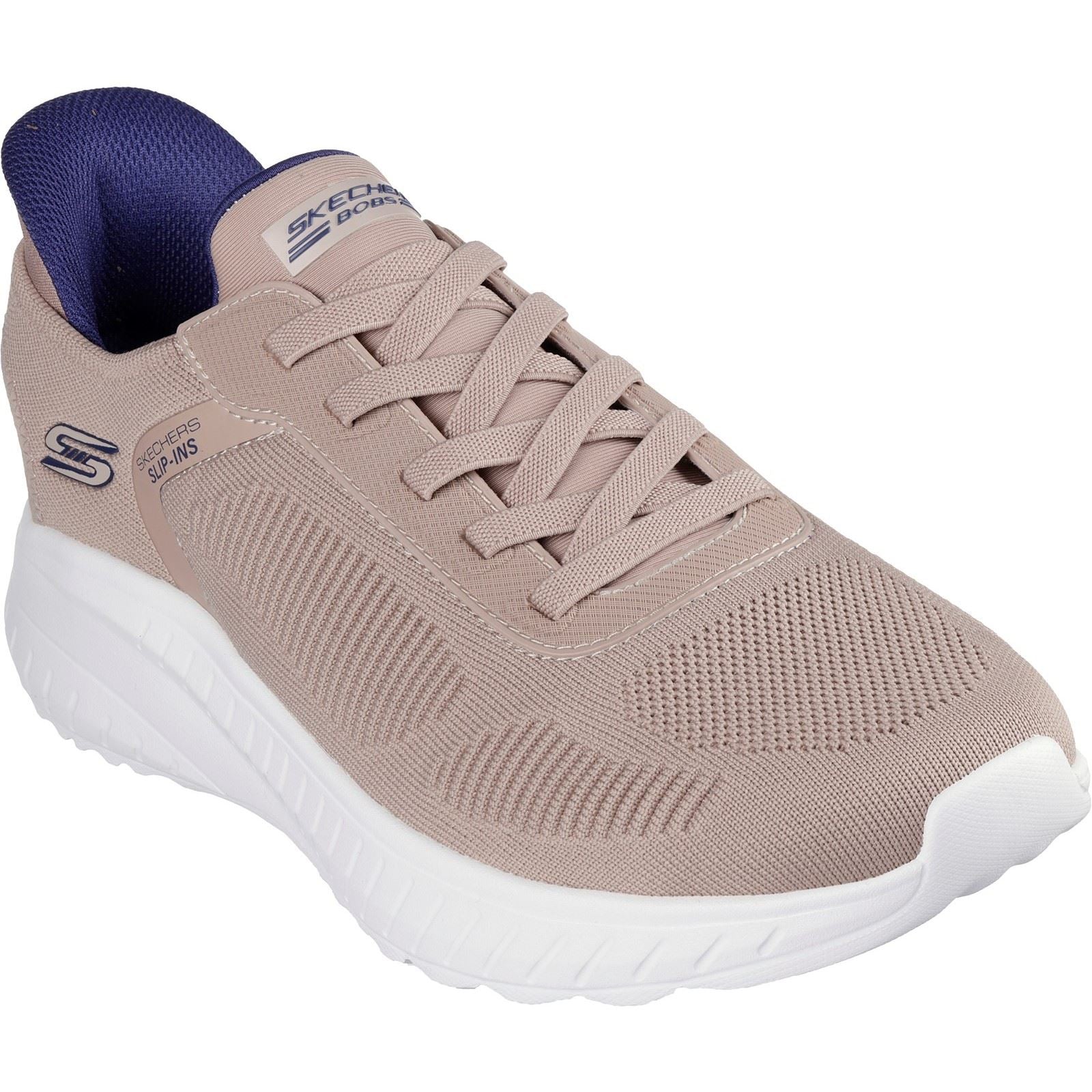 Skechers BOBS Sport Squad Chaos Solid Step Baskets Pour Hommes En Toile Couleur Taupe