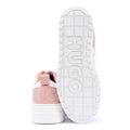 Hugo Lyssa Tennis Baskets Blanches En Cuir Pour Femmes