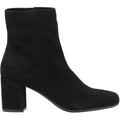 Hush Puppies Octavia Femmes Suède Bottines Noires À Talons