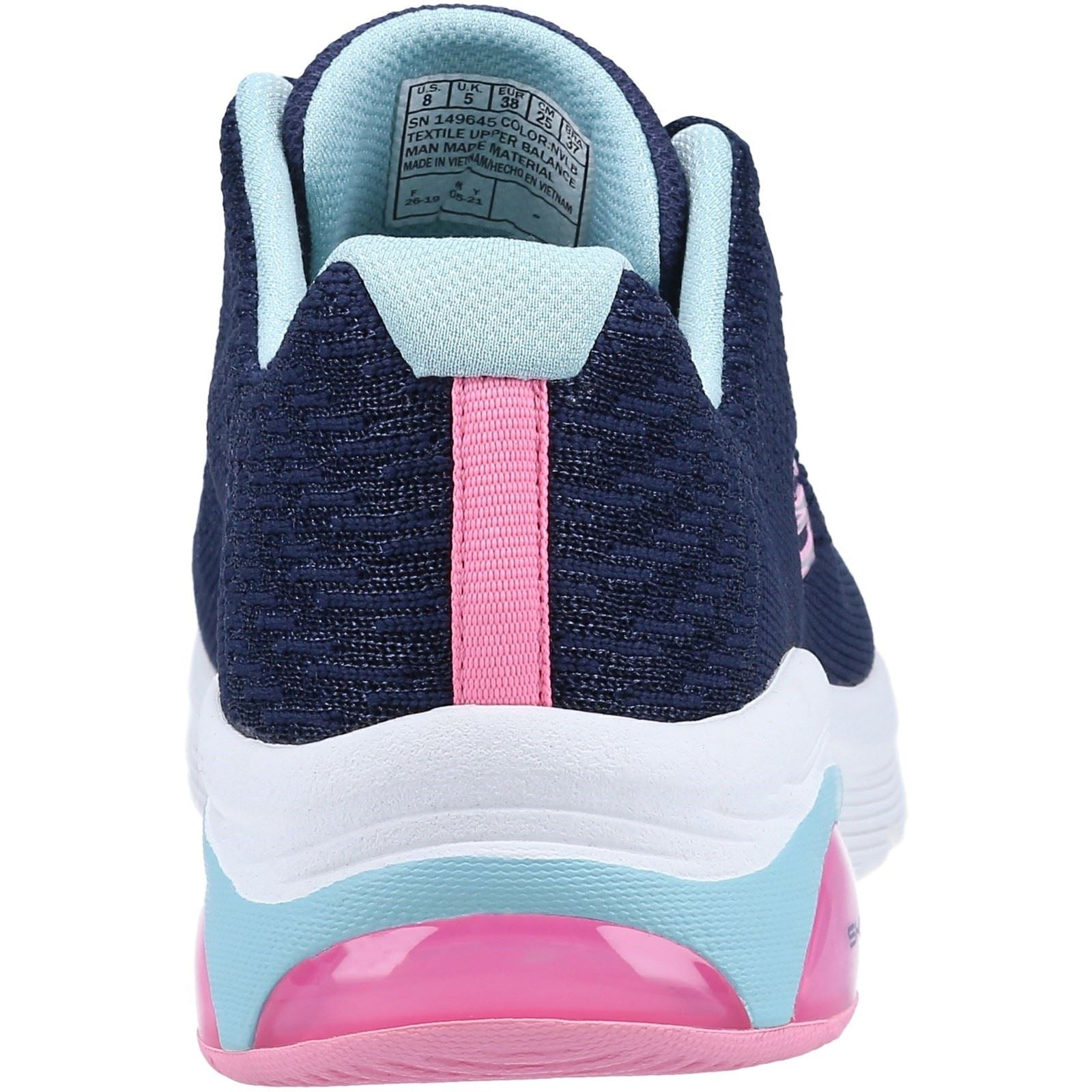 Skechers Skech-Air Extreme 2.0 Baskets Pour Femmes En Synthétique Bleu Marine/Bleu Clair.