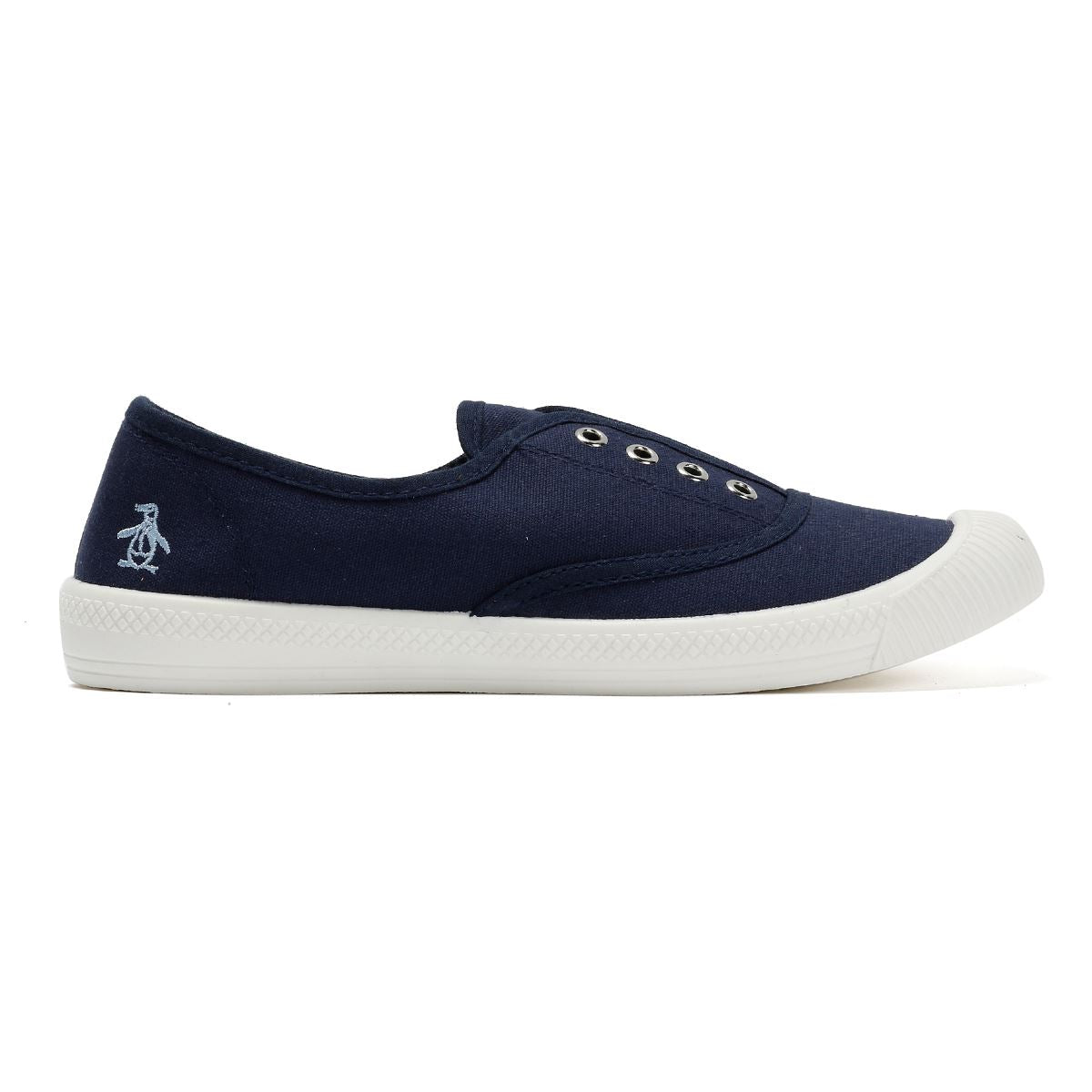 Penguin Anita Chaussures Bleues En Toile Pour Femmes