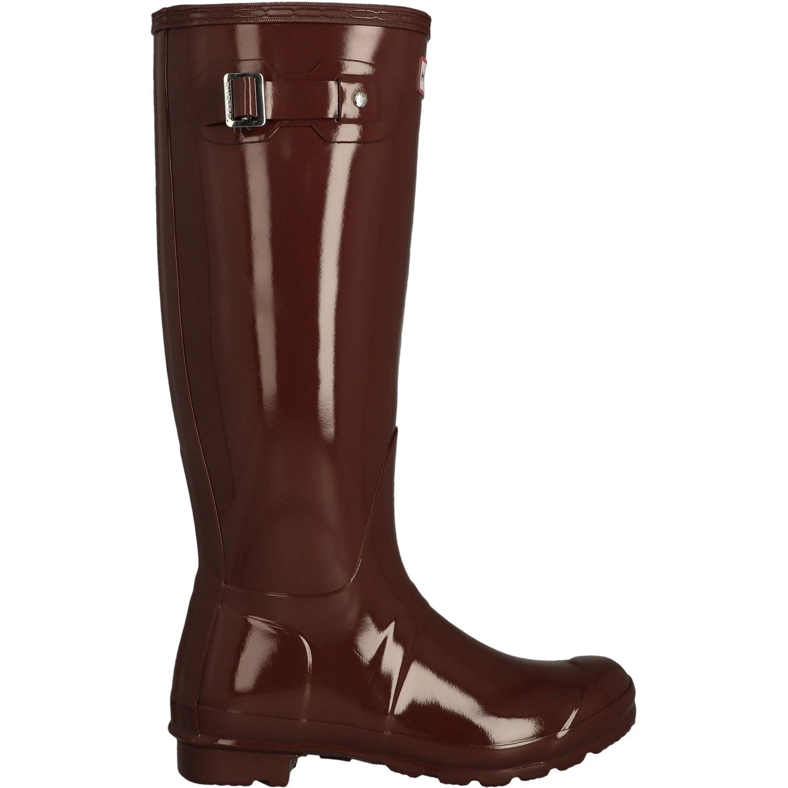 Hunter Original Tall Gloss Bottes En Caoutchouc Pour Femmes, Couleur Baie Discrète