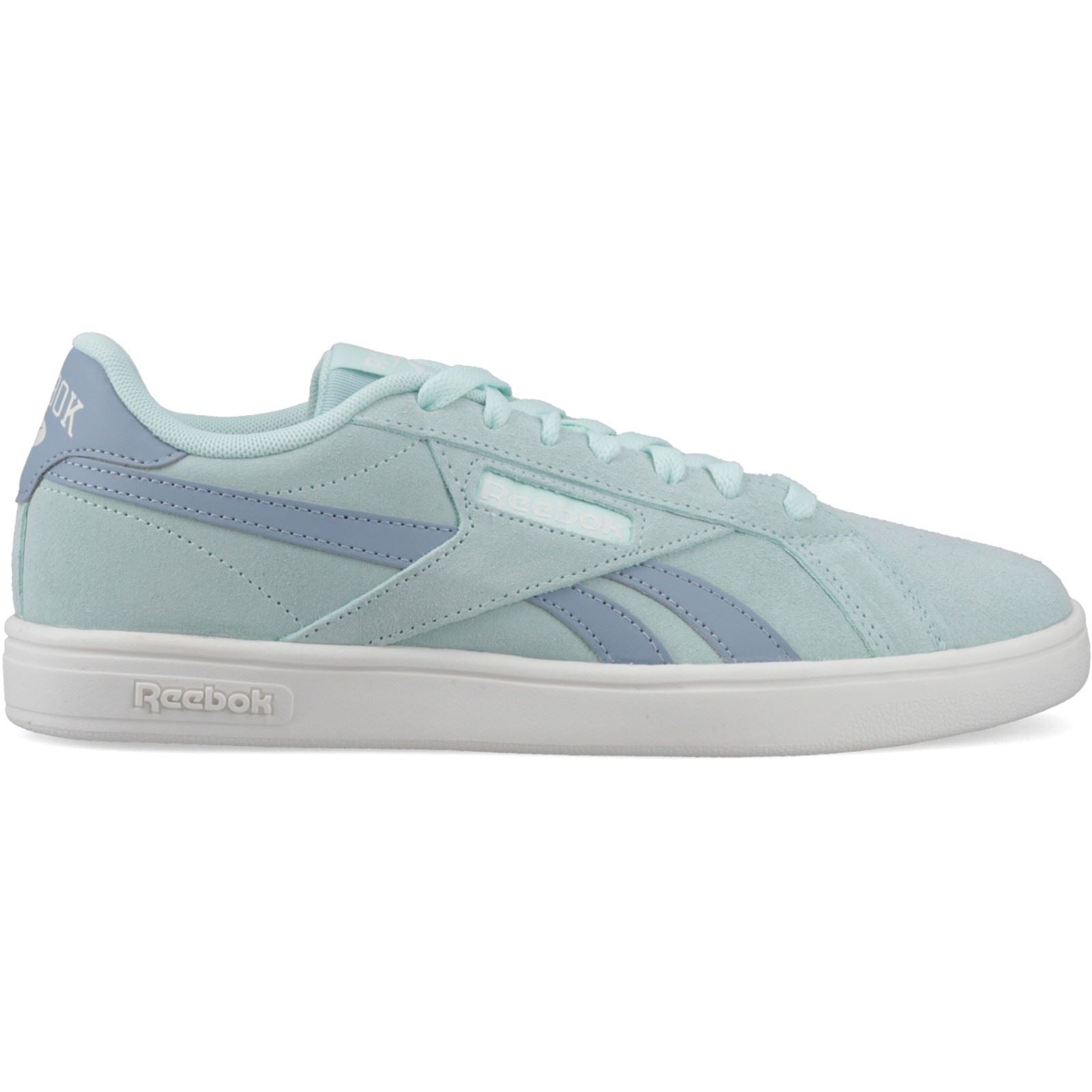 Reebok Court Retro Sneakers Textiles Pour Femme Glitchaqua/Leisureblue/Chalk