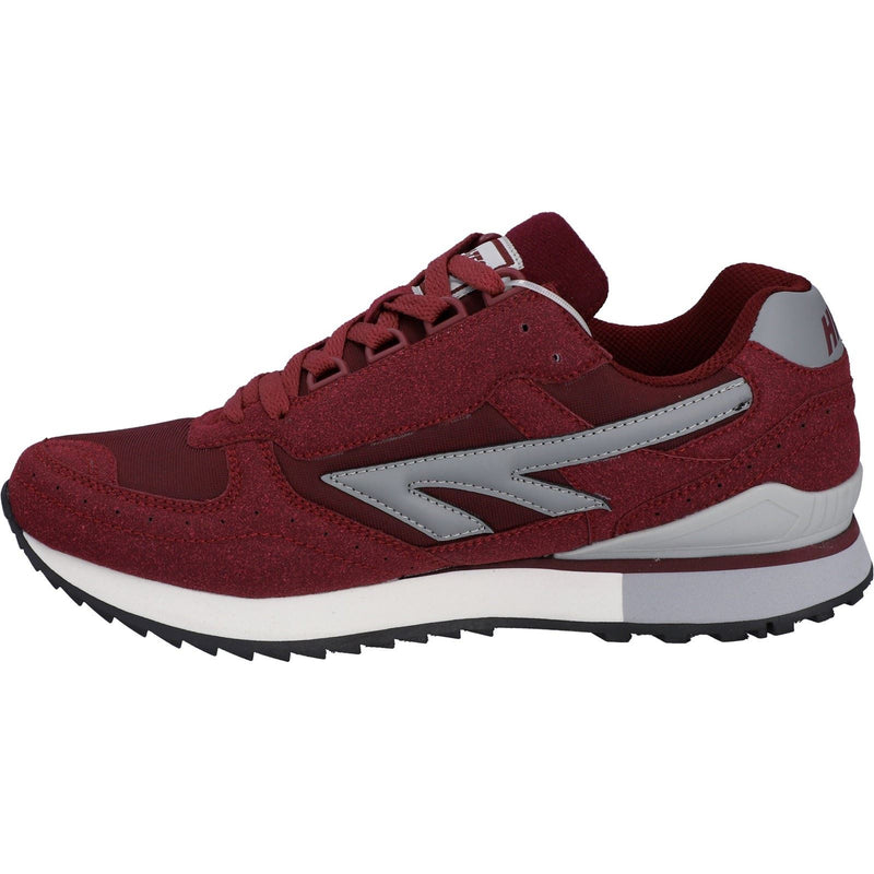 Hi-Tec Silver Shadow Chaussures Pour Hommes En Dentelle En Daim Synthétique/polyester - Cerise